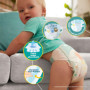 Pampers Baby-Dry Taille 4, 108 Couches, 9kg-14kg, Une Nuit Confortable Jusqu’À 100% Sans Fuites