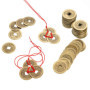 Rmeet Monnaies Chinoises,Fortune Coins Chinoises Chines Feng Shui Pièces Anciennes I-Ching Porte-Bonheur Chinois pour Richesse e