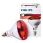 Philips 57520325 InfraRed Industrial Infrared Incandescent Reflector Lamp, Rouge, 150 W