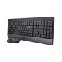 Trust Trezo Clavier Souris sans Fil AZERTY Belge
