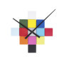 Karlsson KA5698MC Horloge murale, Plastique, Multicolore, Taille uniq, D41cm Cubes H6 x 6 x 5,5 cm