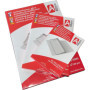 Albyco Pochettes de Plastification Premium ANTISTATIQUE Pochette Plastifieuse A4 (216x303mm) - Épaisseur 2x80 (160) Microns, Bri