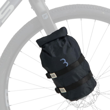 BBB Cycling StackPack Sac de Cadre Imperméable | Capacité de 4L | Sac Léger pour Bikepacking avec Porte-Bagages Inclus | Pour VT