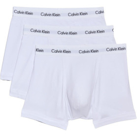 Calvin Klein Trunk 3pk Homme Trunk, Blanc (White), XS