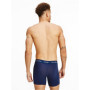 Calvin Klein Boxer Homme Lot De 3 Coton Stretch, Multicolore (Black/Blueshadow/Cobaltwater Dtm Wb), L