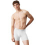 Calvin Klein Homme Lot de 3 Boxers en Coton Extensible - Blanc/Gris/Noir - Taille XL