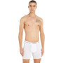 Calvin Klein Homme Lot de 3 Boxers en Coton Extensible - Blanc/Gris/Noir - Taille XL