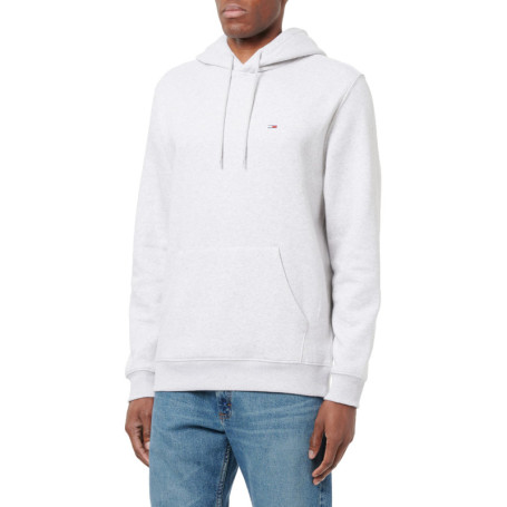 Tommy Jeans TJM Reg S Flag Hoodie Dm0Dm20742 Sweat à Capuche, Grey (Silver Grey Heather), M Men's