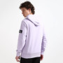 Calvin Klein Jeans Homme Sweat à Capuche Badge avec Capuche, Violet (Pastel Lilac), XXS