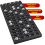 Jeu de Bingo Tambour en métal 18 Billets de Bingo 75 Boules de Bingo 150 jetons Plateau de Jeu + 500 Cartes de Bingo Noir Adulte