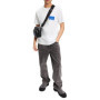 KARL LAGERFELD JEANS Homme T-Shirt À Manches Courtes avec Logo Encadré Coupe Régulière, Blanc, S