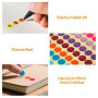 Elalove 3300 Gommettes Rondes Autocollantes en 20 Couleurs Vives - Pastilles Autocollantes Repositionnables 10mm pour Organisati