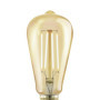Eglo Lampe LED E27 dimmable, piston, ampoule Edison à incandescence Golden Vintage, éclairage rétro, 4 watts (correspond à 28 wa