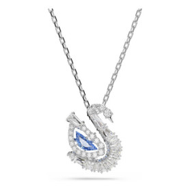 Swarovski Pendentif Swan, Tailles variées, Cygne, Bleu
