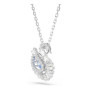 Swarovski Pendentif Swan, Tailles variées, Cygne, Bleu