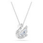 Swarovski Pendentif Swan, Tailles variées, Cygne, Bleu
