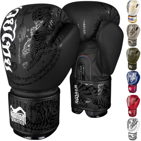 Phantom Athletics Gants de boxe pour homme, muay thaï, MMA et kickboxing, gants de boxe pour arts martiaux, hommes, femmes et en