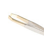 REMOS Pincette avec pointe coudée, droite & dorée 8 cm
