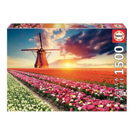 Puzzle Tulip Landscape Educa Tulips 1500 pcs (1500 pcs) 35,99 €