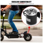 EVTSCAN Moteur Électrique à Courant Continu à Balais Haute Puissance de 500 W 24 V, avec Support, pour Trottinettes DIY, Vélos É
