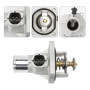 Attisfiera 71770832 Thermostat de liquide de refroidissement avec joint de boîtier 2 pôles avant gauche pour Cruze Orlando Astra
