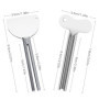 Zivacate Presse Tube, Presse Tube Dentifrice 6 Pièces, Forme de Clé en métal Presseur de Dentifrice, Distributeur de Dentifrice 