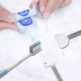 Zivacate Presse Tube, Presse Tube Dentifrice 6 Pièces, Forme de Clé en métal Presseur de Dentifrice, Distributeur de Dentifrice 