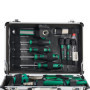 Brüder Mannesmann Tools Set Tool Box, 1 Piece, M29067, Noir