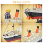 SuSenGo Titanic Building Block Kit 1021 pièces Compatible avec Lego