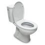ABATTANT WC COMPATIBLE | FORME O UNIVERSELLE | FACILE INSTALATION ET NETTOYAGE | CHARNIERE INOX | LUNETTE TOILETTE RÉSISTANT AUX
