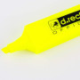 D.RECT 1127 Lot de 12 surligneurs à pointe biseautée Jaune