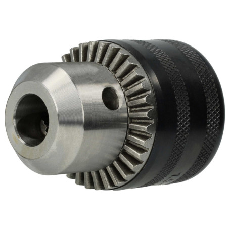 vhbw Mandrin de perceuse 1,5-13mm - 13mm (1/2) x 20 compatible avec Hitachi, Panasonic, Ryobi, Black & Decker