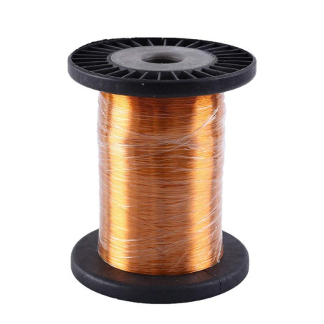 Fil de Cuivre Emaillé, 0.1mm 500g Cuivre Emaillé Fil Electromagnétique Inductance Bobine Utilisée pour les Transformateurs Induc