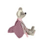 Sterntaler Doudou Souris Mabel, pour Bébé dès 1 Mois, Taille M, 36 cm, Gris/Multicolore