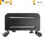RICOO Support de boîtier PC RH-04 à roulettes Chariot Gaming Tour d'ordinateur Roues verouillable Largeur réglable réhausseur Mo