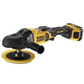 DeWalt Polisseuse rotative XR 18V 5Ah Li-Ion Brushless - 2 batteries DCM849P2-QW Jaune