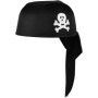 Balinco Set de pirate 4 pièces pour enfants comprenant un chapeau de pirate noir + un sabre + un cache-il + un crochet de pirate