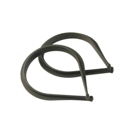 cyclingcolors 2X Protege Bas DE Pantalon Pince en Plastique Noir Universel Velo VTT