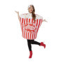 Smiffys Déguisement de popcorn, Rouge et blanc, Déguisement complet et chapeau