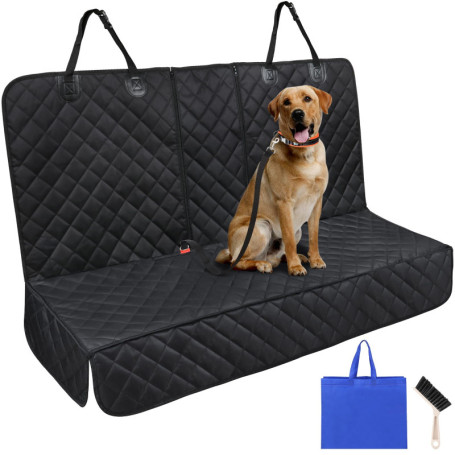 Satisby Housses Protection Chien Voiture, 54" W x 47" L Housse de Siège D'auto pour Chien, pour La Plupart des Voitures,Antidéra