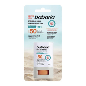 BABARIA Sunscreen Stick SPF50 20GR Mixte, Negro, Seulement