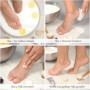 Health Press® Pierre Ponce Soin des Pieds – Lot de 2 – Éliminateur de Callosités Rugueux pour Mains et Pieds – Pierre de Lave Na