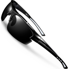 SIPLION Homme Sport Lunettes De Soleil Polarisé Protection UV400 Super léger TR90 Cadre