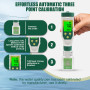 Homcoice PH Mètre 5 en 1, PH EC TDS Salinité Température avec Affichage Simultané Trois Données Innovant, Test pH Piscine IP67 é