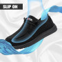 LARNMERN Chaussures de Sécurité Hommes Femmes Embout Acier Loafers Anti-Smashing Slip on Antidérapante Léger Respirante Conforta