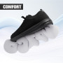 LARNMERN Chaussures de Sécurité Hommes Femmes Embout Acier Loafers Anti-Smashing Slip on Antidérapante Léger Respirante Conforta