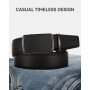 CHAOREN Ceinture Homme,avec Boucle à Cliquet Automatique, Ceinture de 35mm de Large, taille ajustable