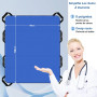 Drap De Glisse Pour Personnes Ãgées 100 * 120 Cm, Slide Sheet With 8 Handles, Patient Transfer Sheet Pour Lève Personnes Pour Pe