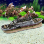 Ornement de décoration d'aquarium Fish Tank Decorations Large Shipwreck Titanic Perdu épave de Bateau Titanic Perdu épave pour l
