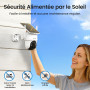 aosu 2K Camera Surveillance WiFi Exterieure sans Fil, 2 Cam-Kit avec aosuBase, sans Frais Mensuels, 360° PTZ Suivi Automatique, 